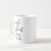 スマイルかわいらしは衣服 コーヒーマグカップ (正面左)