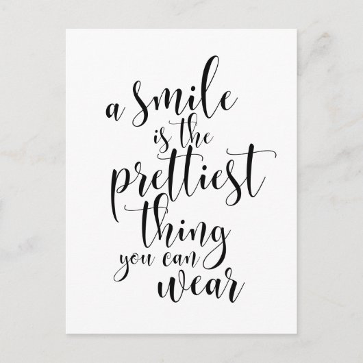 スマイルかわいらしは衣服 ポストカード (正面)