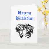 スマイルが後で泣く カード (黄色い花)