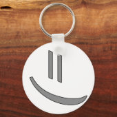 =スマイルくもの巣スタイル キーホルダー (正面)