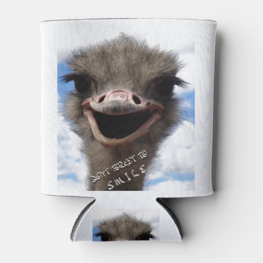 スマイルし忘れない 缶クーラー (正面)