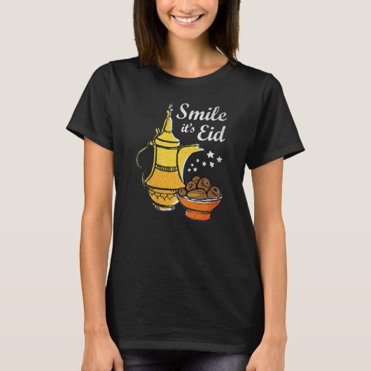 スマイルそのイードイードムバラク Tシャツ (正面)