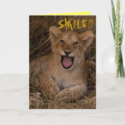 スマイルそれはあなたの誕生日です カード (正面)