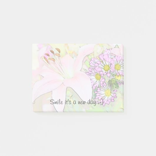 スマイルそれは新しい日のポストのノートです ポストイット (正面)