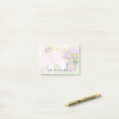 スマイルそれは新しい日のポストのノートです ポストイット (デスク上)