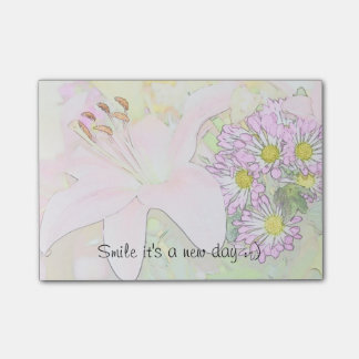 スマイルそれは新しい日のポストのノートです ポストイット