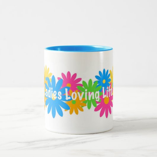 スマイルで一日をスタート! ツートーンマグカップ (中央)