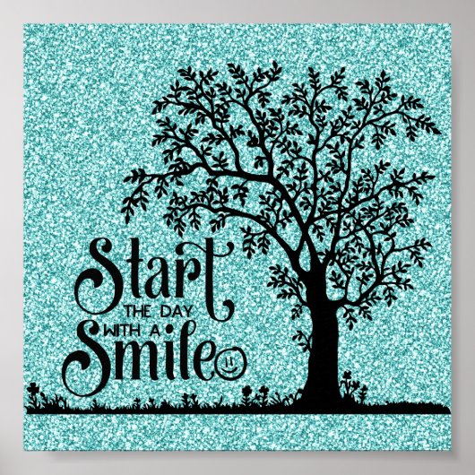 スマイルで一日を始める ポスター (正面)
