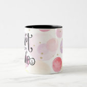 スマイルで一日を開始 ツートーンマグカップ (中央)