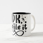 スマイルで回答を検索: IDK Google It Mug ツートーンマグカップ (正面右)