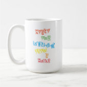 スマイルで朝を始める コーヒーマグカップ (左)