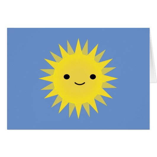 スマイルとサンシャイン誕生日カード (正面横)