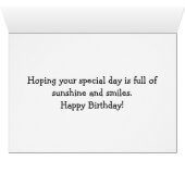 スマイルとサンシャイン誕生日カード (内部横(下))