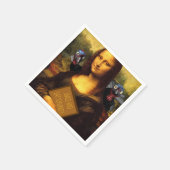 スマイルとト食べフロキー スタンダードカクテルナプキン (角)