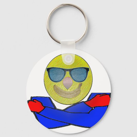 スマイルとハグ キーホルダー (正面)