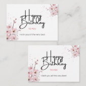 スマイルと喜びに満ちた日 ノートカード (正面/裏面)