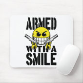 スマイルと武装させている マウスパッド (マウス)