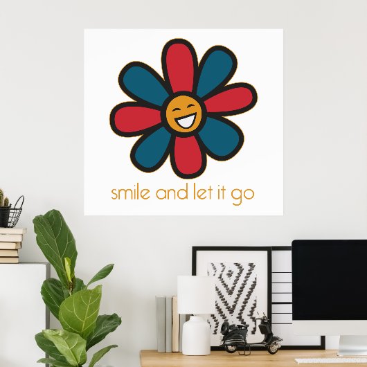 スマイルと解放 ポスター (ホームオフィス)