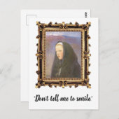 「スマイルに言うな」フェミニズムのはがき ポストカード (正面/裏面)