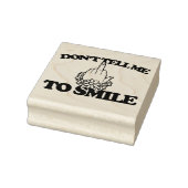 「スマイルに言うな」中指フェミニスト ラバースタンプ (スタンプ)