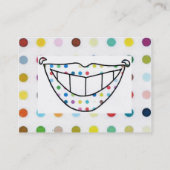 スマイルのぽっちゃりした名刺 名刺 (裏面)