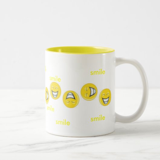スマイルのコーヒー・マグ ツートーンマグカップ (右)