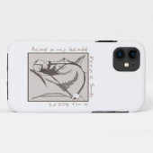 スマイルのハート Case-Mate iPhoneケース (裏面(横))