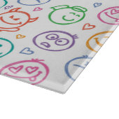 スマイルのパターン カッティングボード (角)