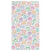 スマイルのパターン スモールペーパーバッグ (裏面)