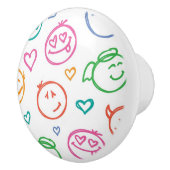 スマイルのパターン セラミックノブ (右)