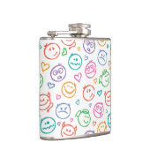 スマイルのパターン フラスク (右)