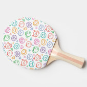 スマイルのパターン 卓球ラケット (横)