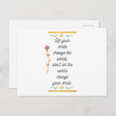 スマイルの世界を変える ポストカード (正面/裏面)