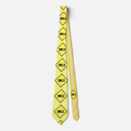 スマイルの交通標識 ネクタイ