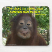 スマイルの価値 マウスパッド (正面)