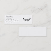 スマイルの口 スキニー名刺 (正面/裏面)