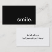 スマイルの名刺 名刺 (正面/裏面)