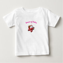 スマイルの季節 – かわいいベビー クリスマスTシャツ