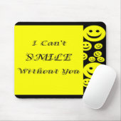スマイルの幸せな顔/音楽 マウスパッド (マウス)