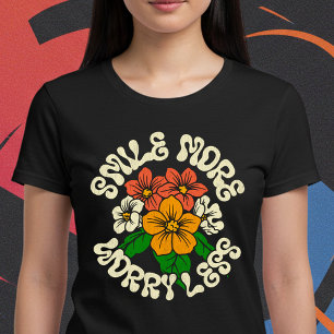 スマイルの心配が少ない Tシャツ