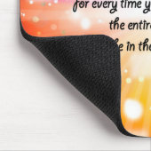 スマイルの感動的で幸せな引用文の星の虹 マウスパッド (コーナー)