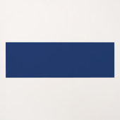 スマイルの溶解（青と白） ヨガマット (裏面(横))