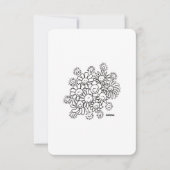 スマイルの花束：こんにちは、ありがとう – フラットカード サンキューカード (正面)