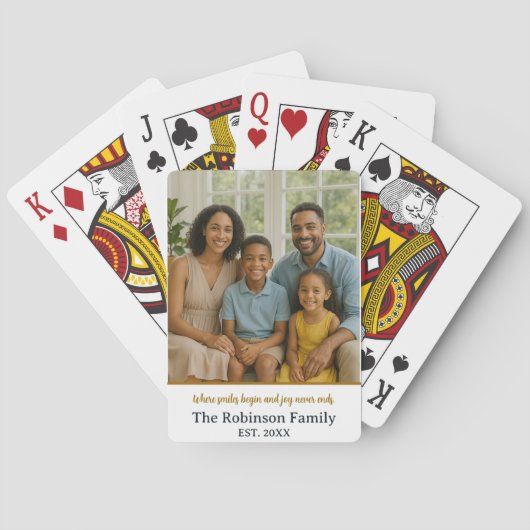 スマイルの開始位置:フォトファミリー トランプ (裏面)