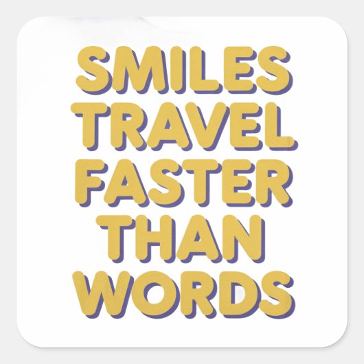 スマイルの高速移動 スクエアシール (正面)