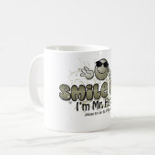 スマイルのcuz私は氏ですHappy コーヒーマグカップ (正面左)