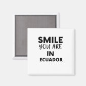 スマイルはエクアドル マグネット (正面/裏面)