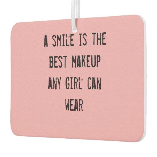 スマイルはメイク最高のアップ任意の女の子が衣服できる。 カーエアーフレッシュナー (左)