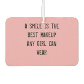 スマイルはメイク最高のアップ任意の女の子が衣服できる。 カーエアーフレッシュナー (正面)