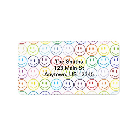 スマイルはラベルに関係なく ラベル (正面)